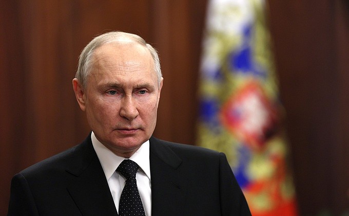 Владимир Путин: Защитим и наш народ, и нашу государственность от любых угроз. В том числе – от внутреннего предательства