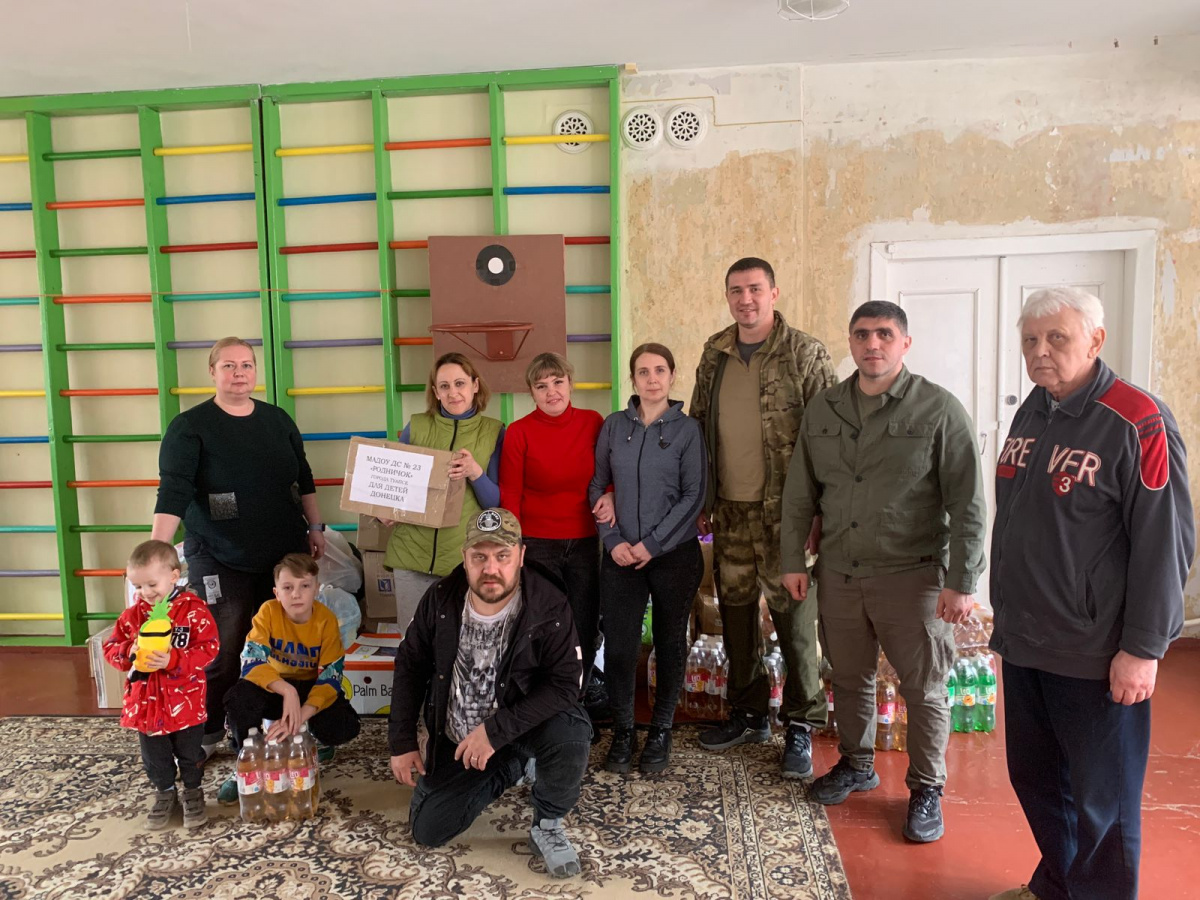 Гуманитарный груз и транспорт от туапсинцев доставлены в ДНР